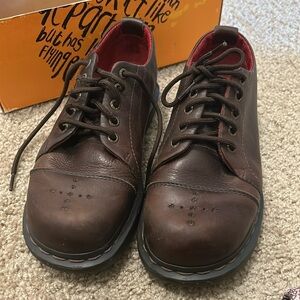 Dr. Martins brown leather